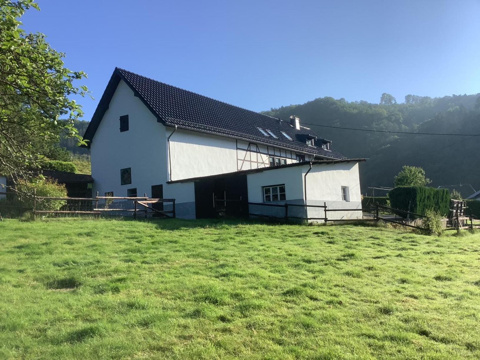 Berg Blick Eifler Bauernhaus Modern Restauriert Simmerath Exterior foto